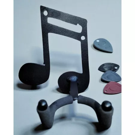 Wieszak gitarowy w kształcie nuty– ręcznie wykonany ze stali